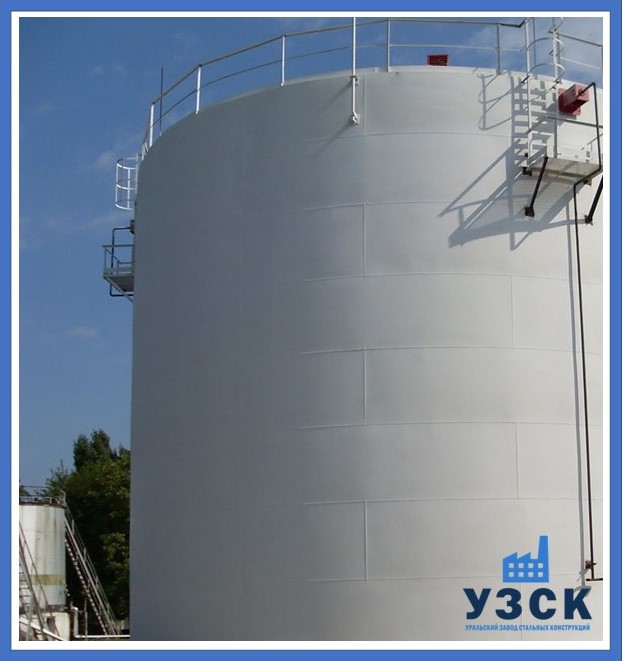 Вертикальное битумохранилище в Жаркенте