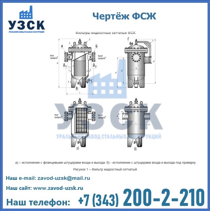 Чертёж ФСЖ в Жаркенте