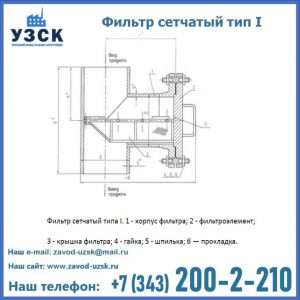 Фильтр сетчатый ФС по Т-ММ-11-2003 в Щучинске
