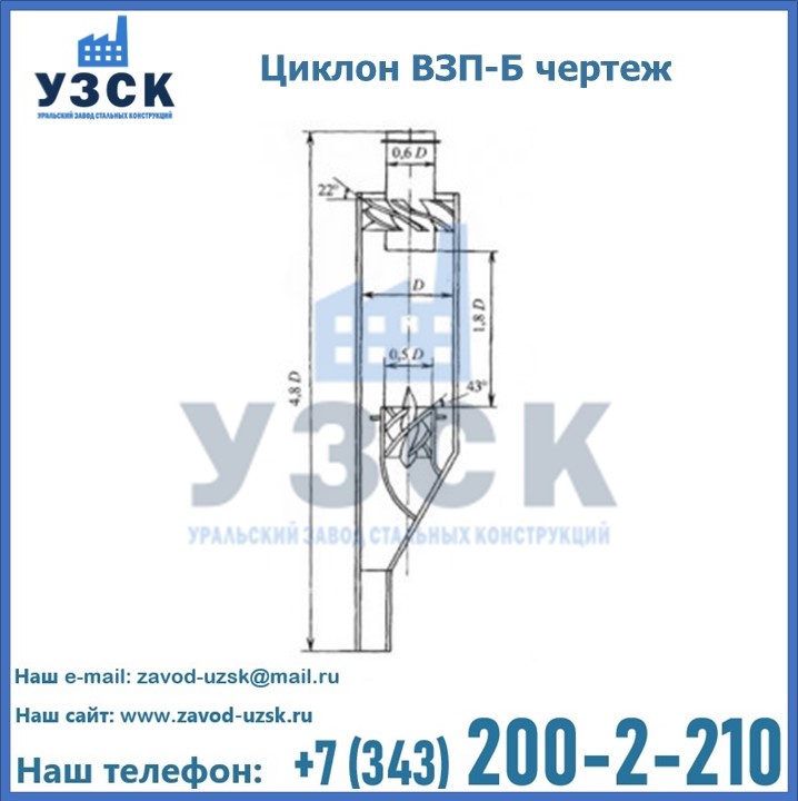 Циклоны ВЗП-Б в Шымкенте
