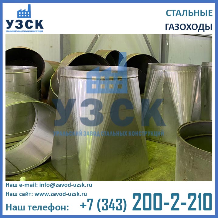 фото стальных газоходов