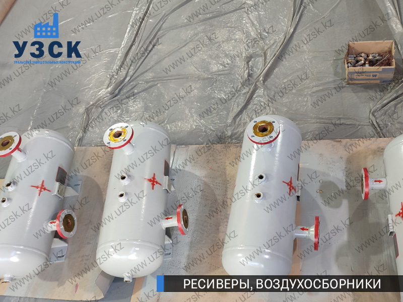 фотография емкостных ресиверов газа Экибастуз